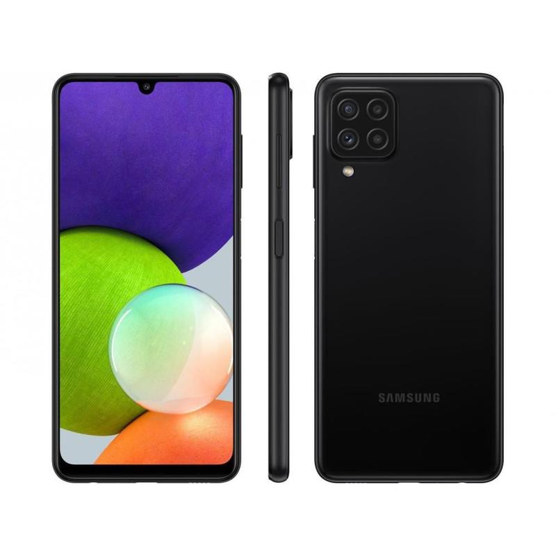 SIMフリー Samsung Galaxy A22 128GB Smartphone Samsung Galaxy A22 128GB Preto 4G - 4GB RAM Tela 6,4